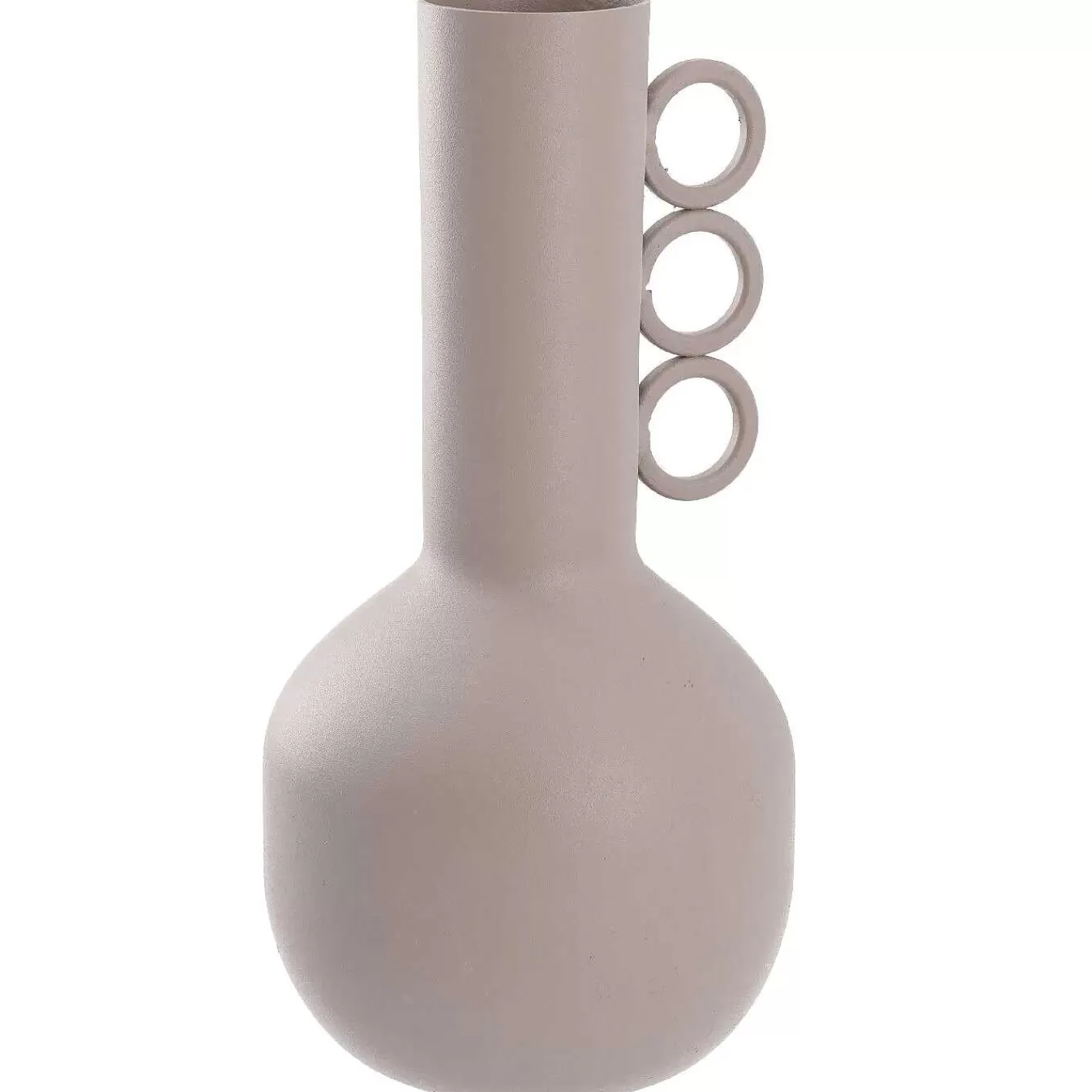 Nanu-Nana Vase Mit Ringen, Taupe, 22 Cm< Vasen