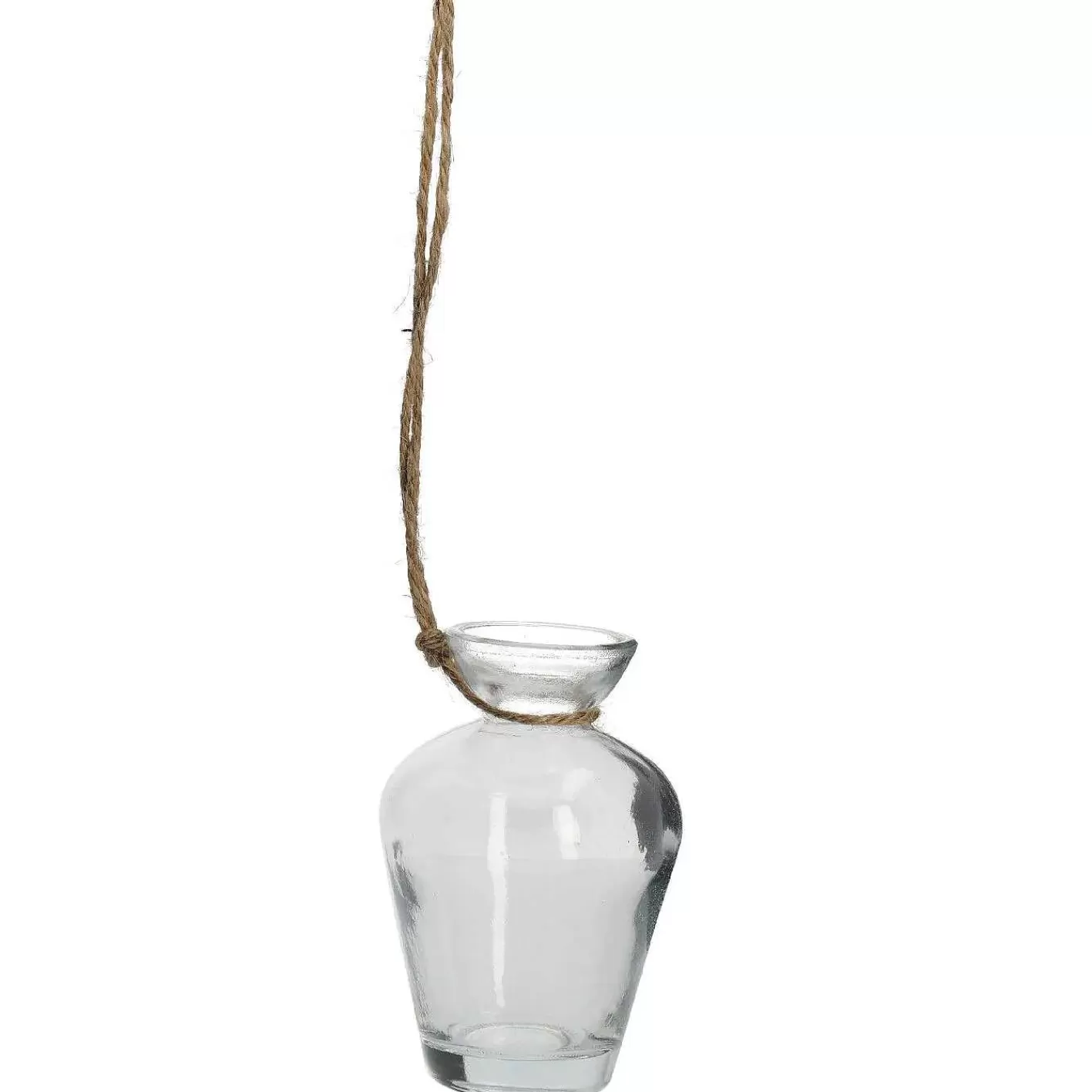 Nanu-Nana Vase Mit Seil, Hangend, Konisch/Klar, 10.5 Cm< Vasen