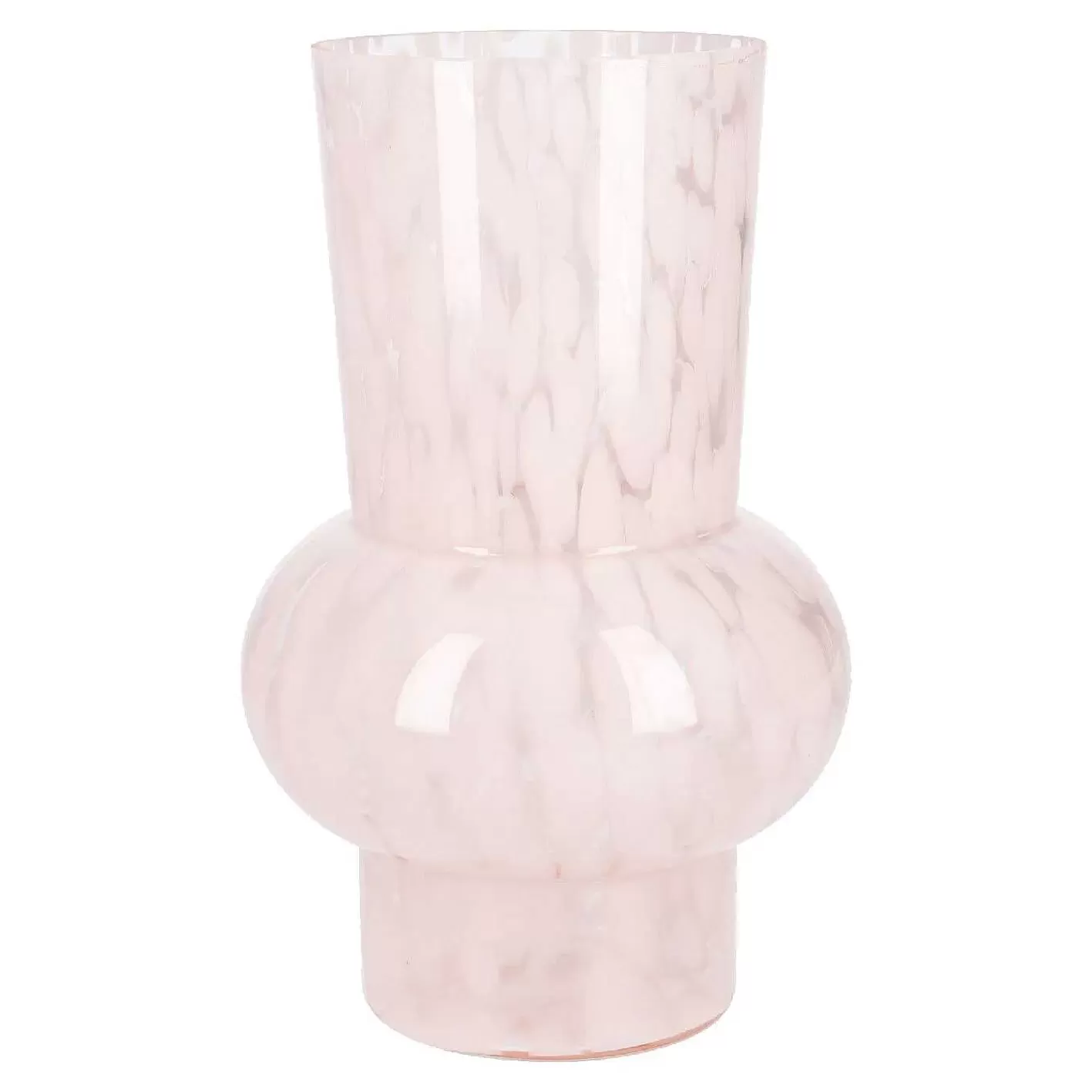 Nanu-Nana Vase Opal Mit Tupfen, Rosa, 26 Cm< Vasen