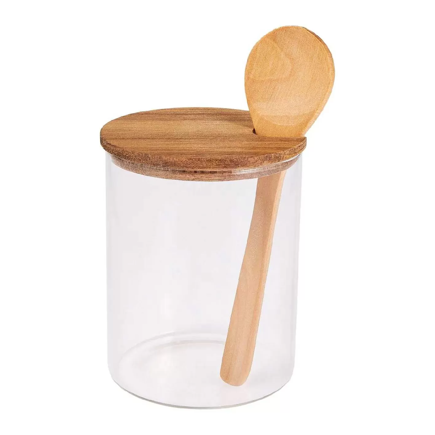 Nanu-Nana Vorratsglas Mit Holzdeckel Und Loffel, 8 X 10 Cm< Vorratsglaser & Flaschen