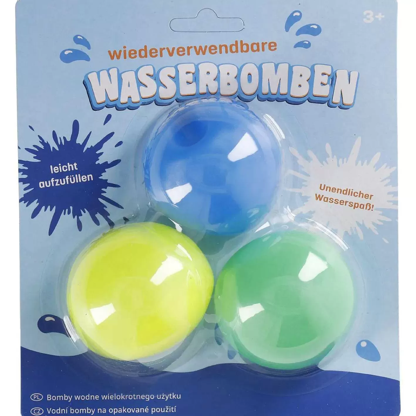 Nanu-Nana Wasserbomben, Wiederverwendbar, 3 Stuck< Spielzeug Fur Drausen