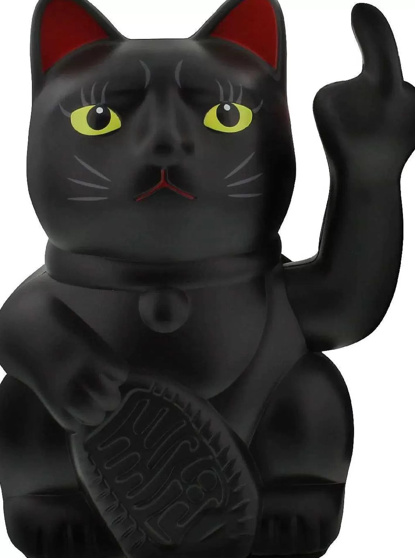 Nanu-Nana Winkekatze Stinkefinger, Schwarz, 15 Cm< Figuren