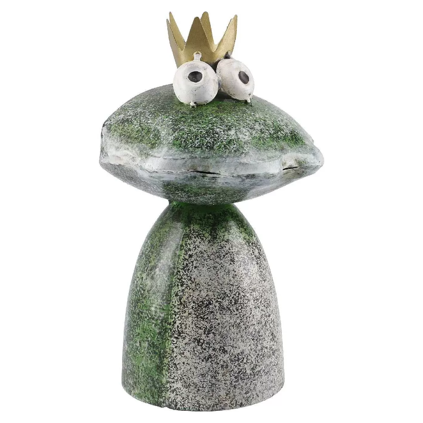 Nanu-Nana Zaunstecker Frosch, Grun/Gold, 18 Cm< Gartendeko