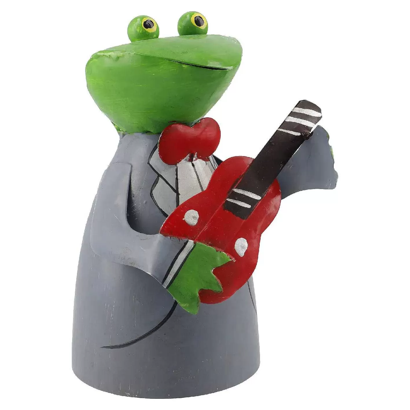 Nanu-Nana Zaunstecker Frosch Musik, Gitarre, 20 Cm< Gartendeko