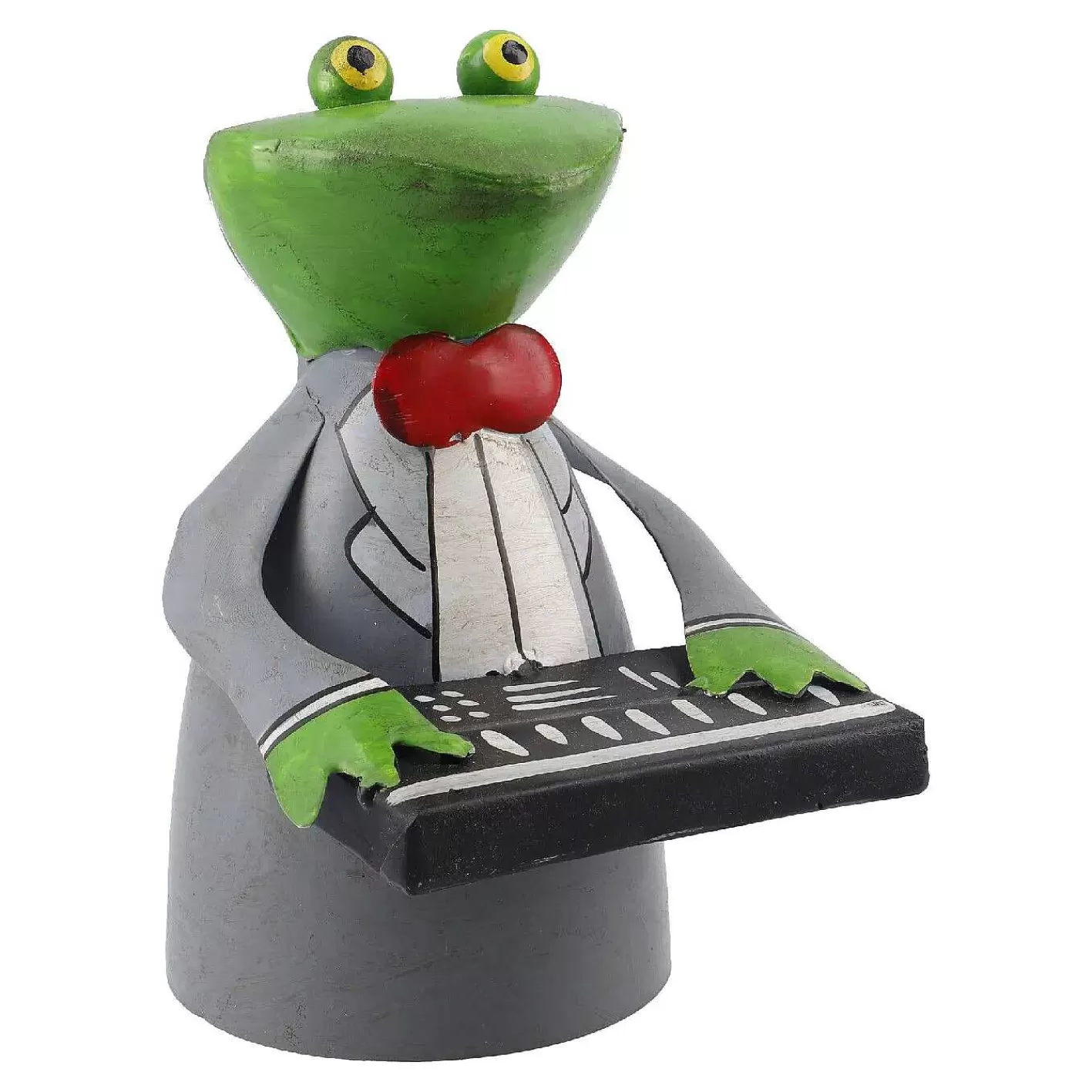 Nanu-Nana Zaunstecker Frosch Musik, Keyboard, 20 Cm< Gartendeko