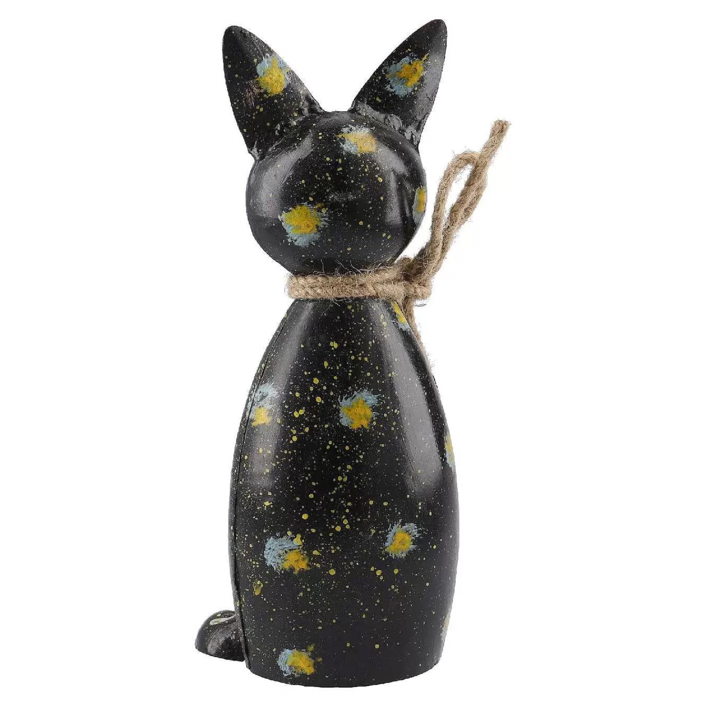 Nanu-Nana Zaunstecker Katze, Schwarz, 23 Cm< Gartendeko